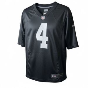 NWT NIKE On Field NFL Black Oakland Las Vegas Raiders Derek Carr #4 Jersey - L